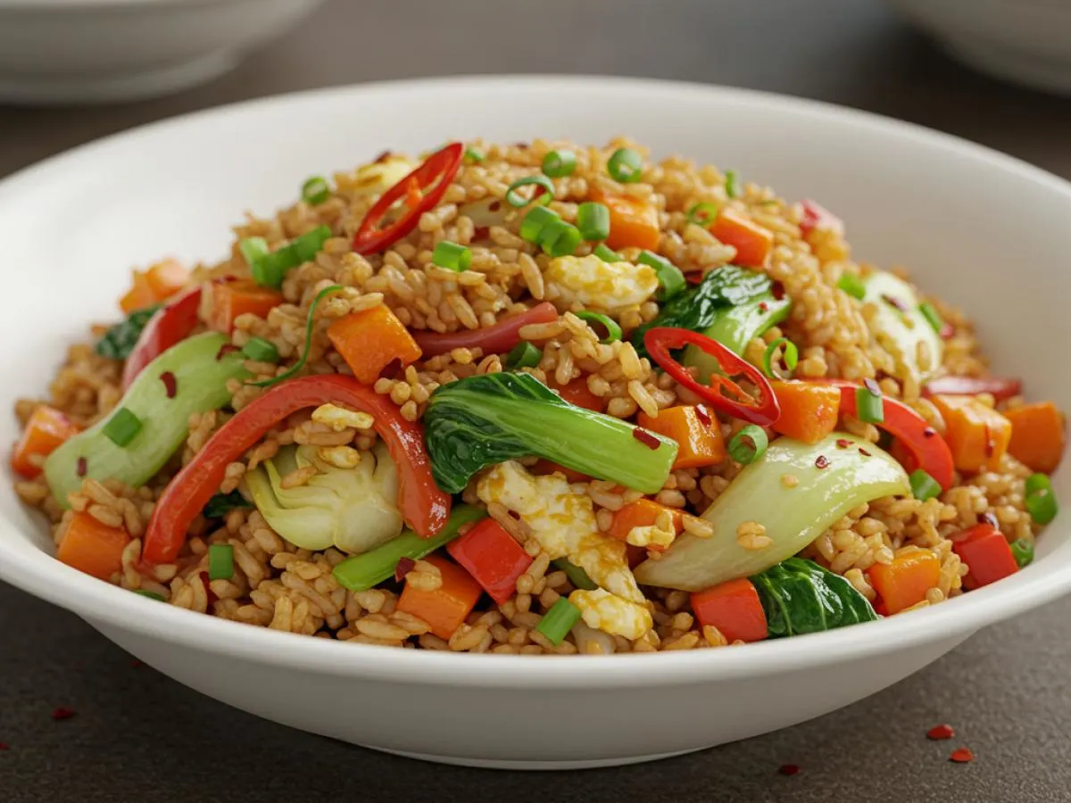 Veggie Sichuan Style Fried Rice Veggie Sichuan Style Fried Rice