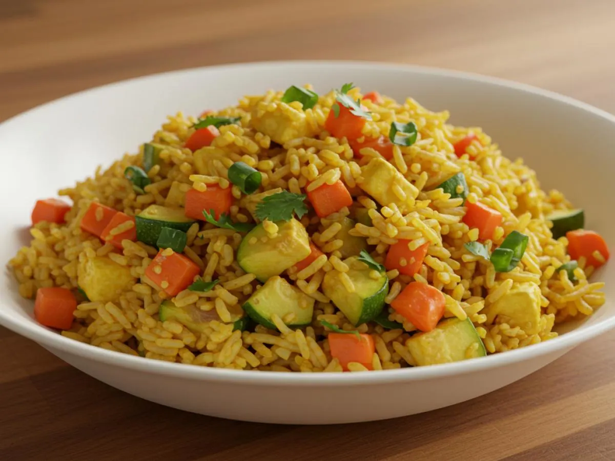 Veggie Spicy Masala Fried Rice Veggie Spicy Masala Fried Rice