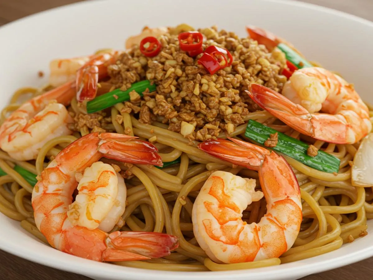 Shrimp Chili Garlic Noodles Shrimp Chili Garlic Noodles