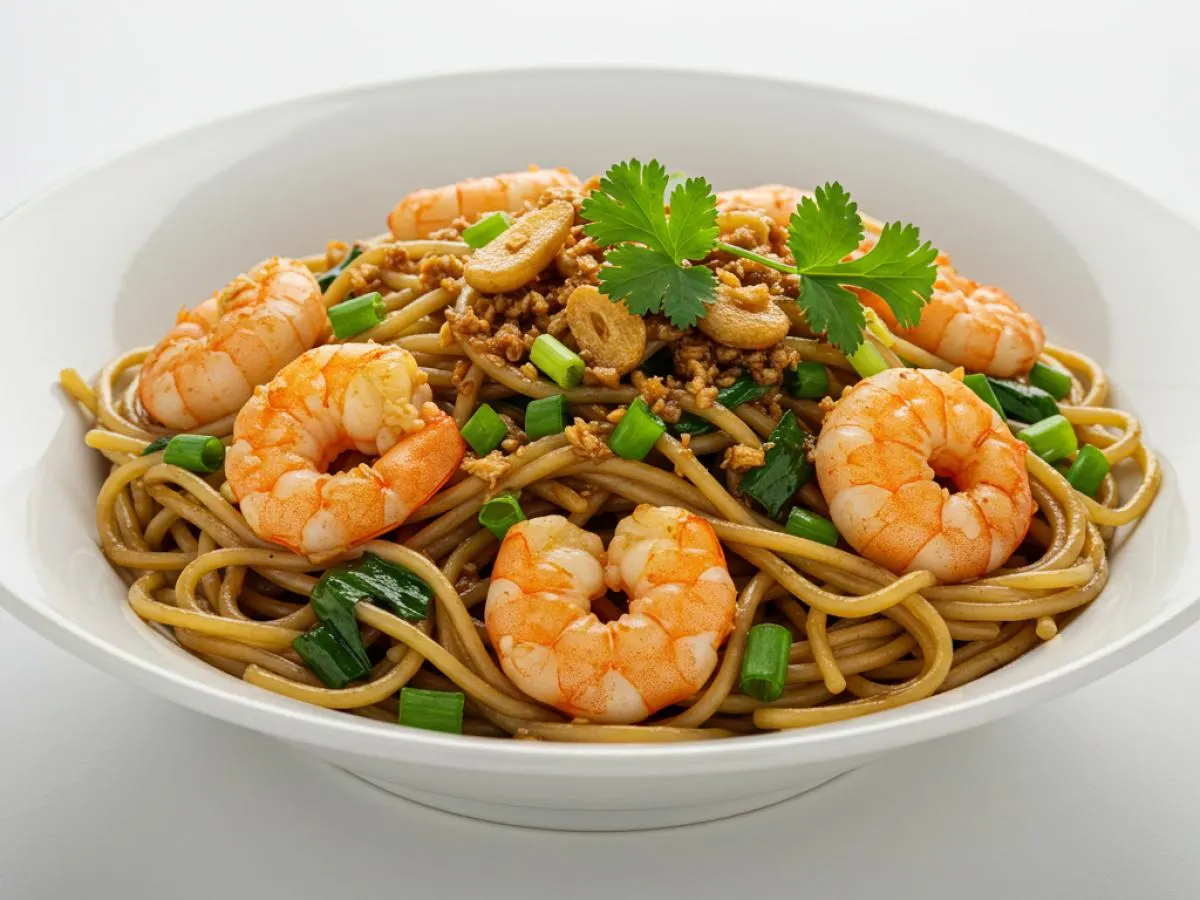 Shrimp Manchurian Noodles Shrimp Manchurian Noodles