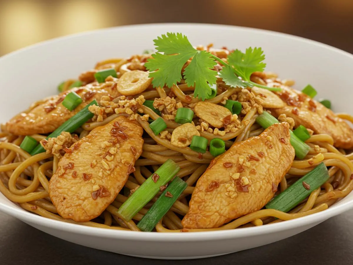 Chicken Manchurian Noodles Chicken Manchurian Noodles