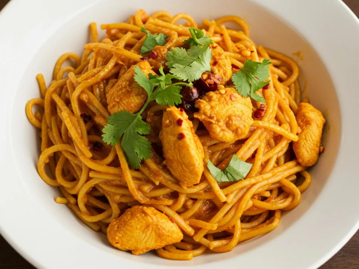 Chicken Spicy Masala Noodles Chicken Spicy Masala Noodles