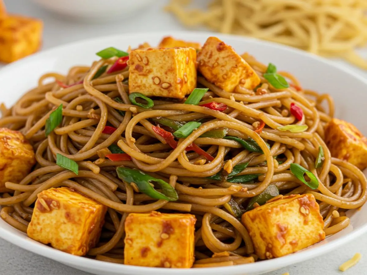 Paneer Chili Garlic Noodles Paneer Chili Garlic Noodles