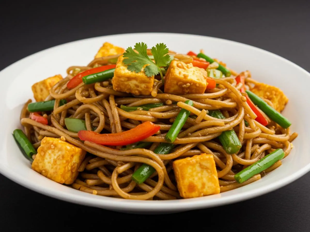 Paneer Wok Tossed Hakka Noodles Paneer Wok Tossed Hakka Noodles