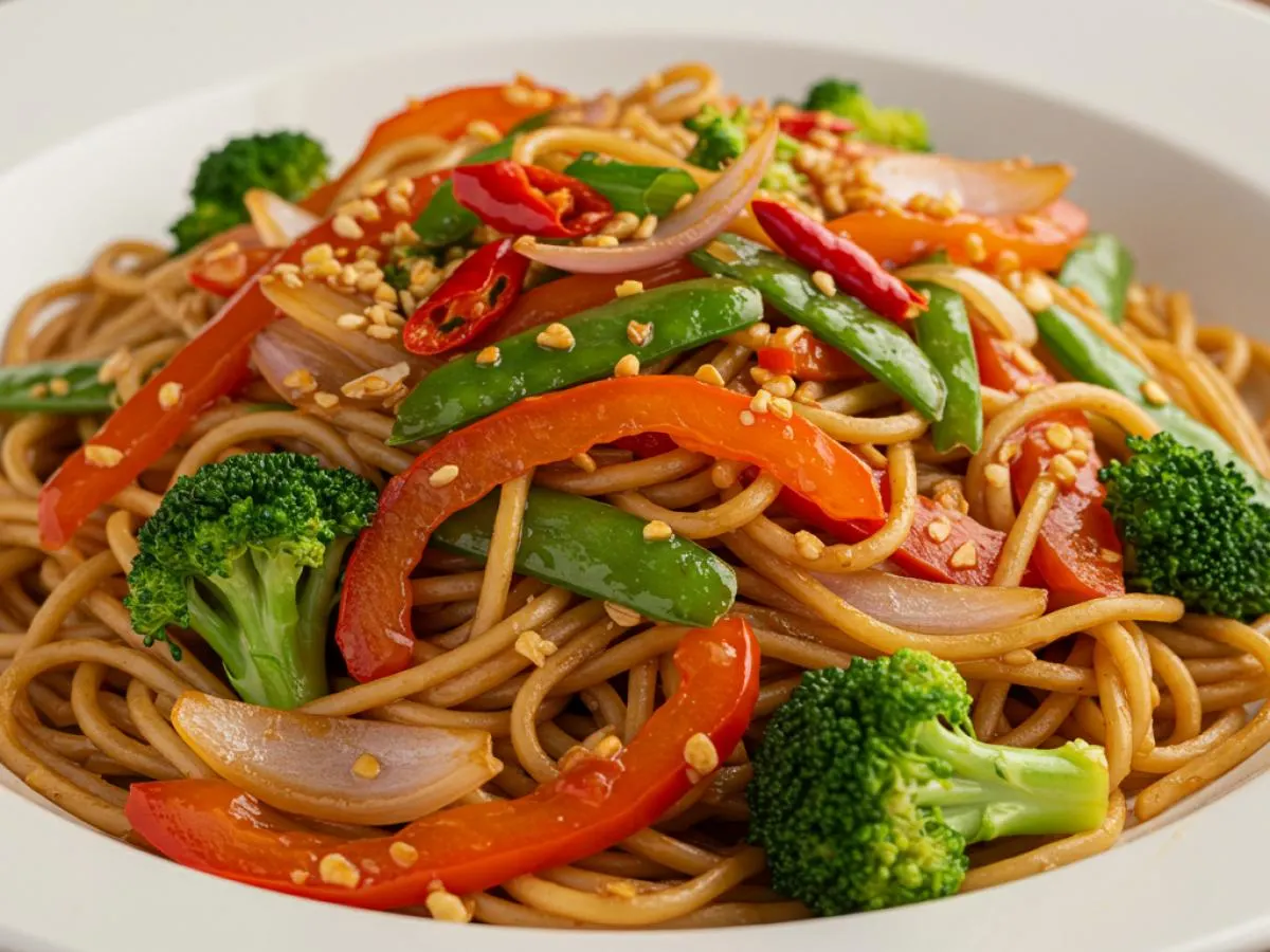 Veggie Chili Garlic Noodles Veggie Chili Garlic Noodles