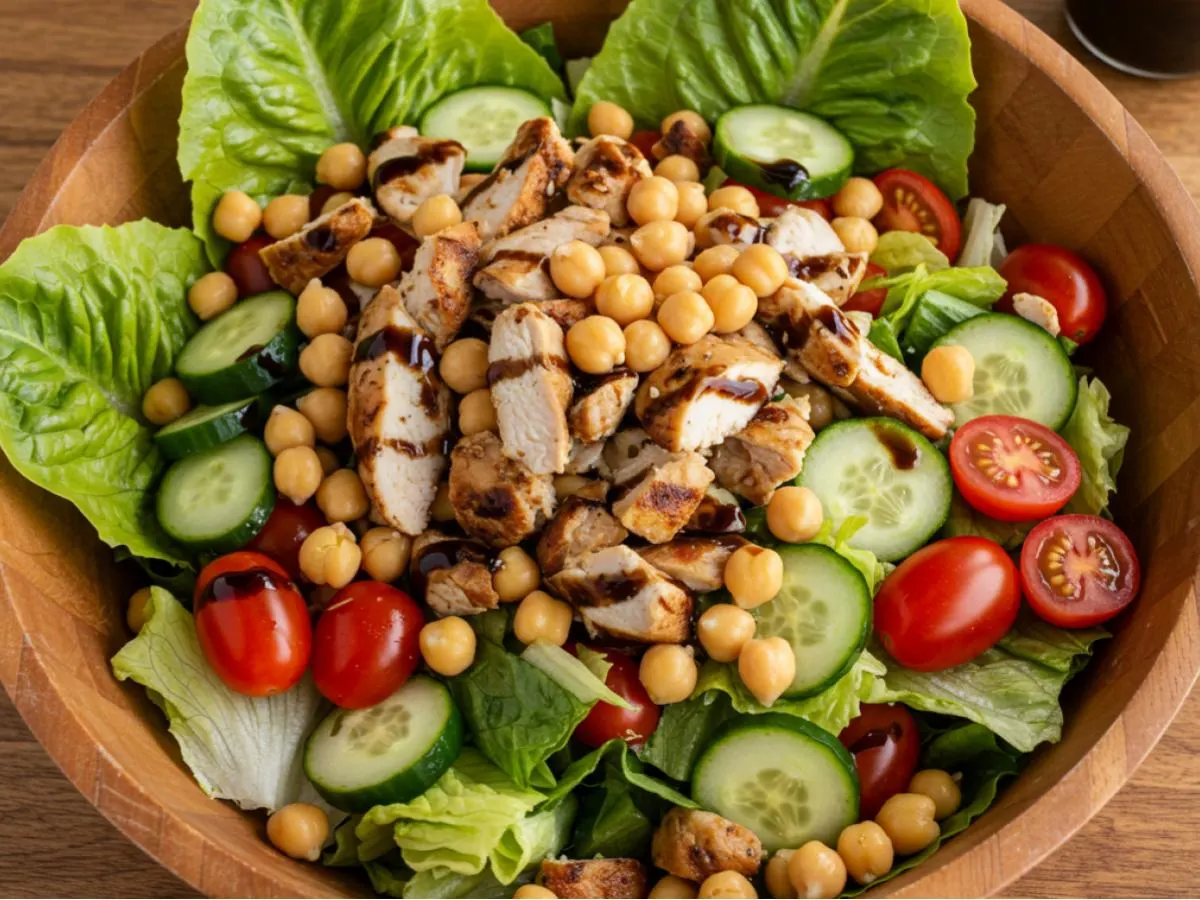 Mediterranean Salad with Halal Chicken (Allergen Free) Mediterranean Salad with Halal Chicken (Allergen Free)