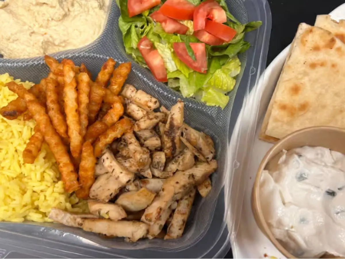 Halal Beef Gyro Platter Halal Beef Gyro Platter