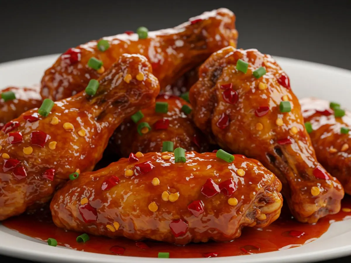 Red Street Style Wings (5 Pcs)
