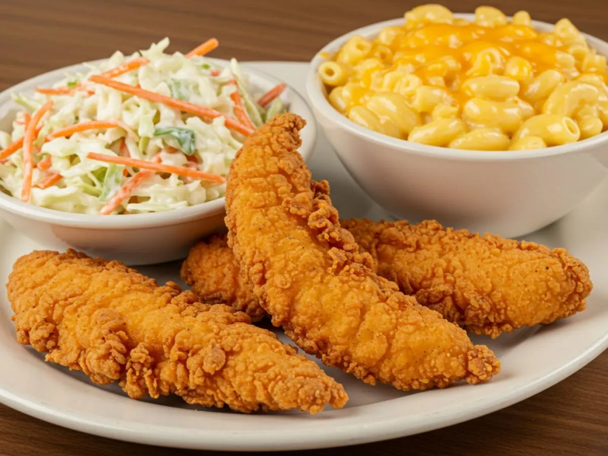 Original Tenders Box with Coleslaw and Mac n Cheese Original Tenders Box with Coleslaw and Mac n Cheese