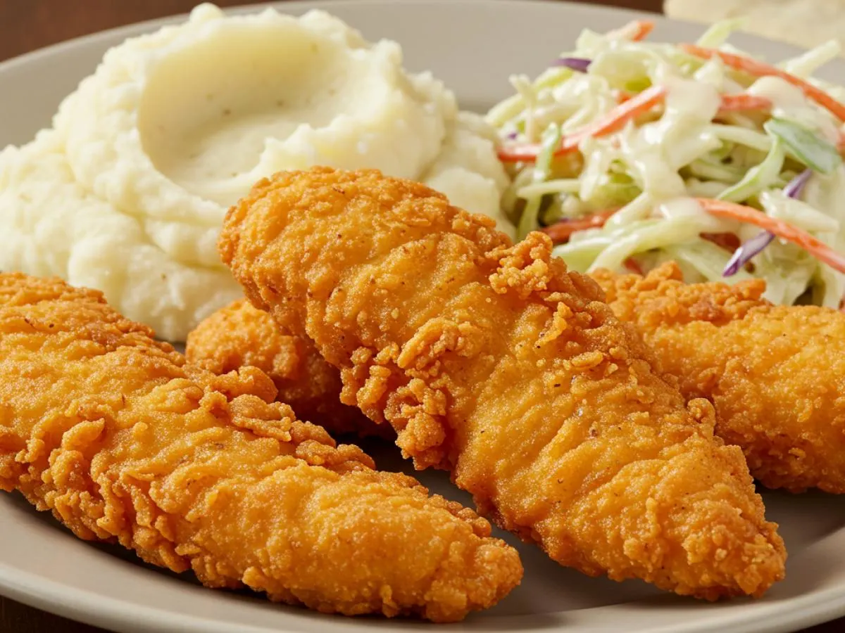 Original Tenders Box with Coleslaw and Mashed Potatoes Original Tenders Box with Coleslaw and Mashed Potatoes