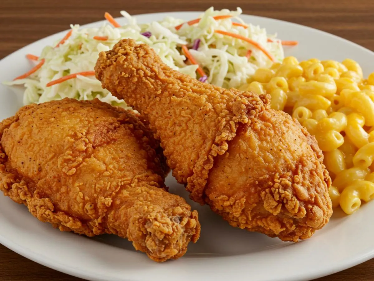 Original Fried Chicken with Coleslaw and Mac n Cheese Original Fried Chicken with Coleslaw and Mac n Cheese