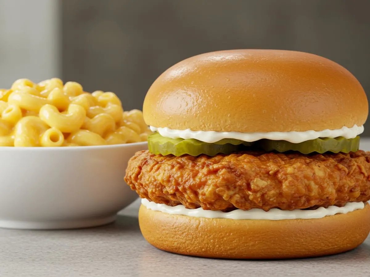 Classic Chicken Sandwich Box with Mac n Cheese Classic Chicken Sandwich Box with Mac n Cheese