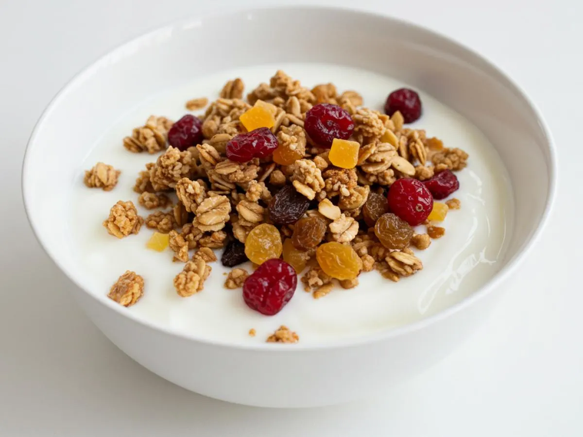 Yogurt With Granola and Fruits (on the side) Yogurt With Granola and Fruits (on the side)