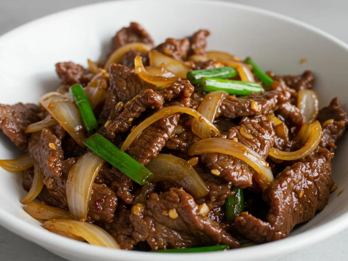 Spicy Mongolian Beef Spicy Mongolian Beef