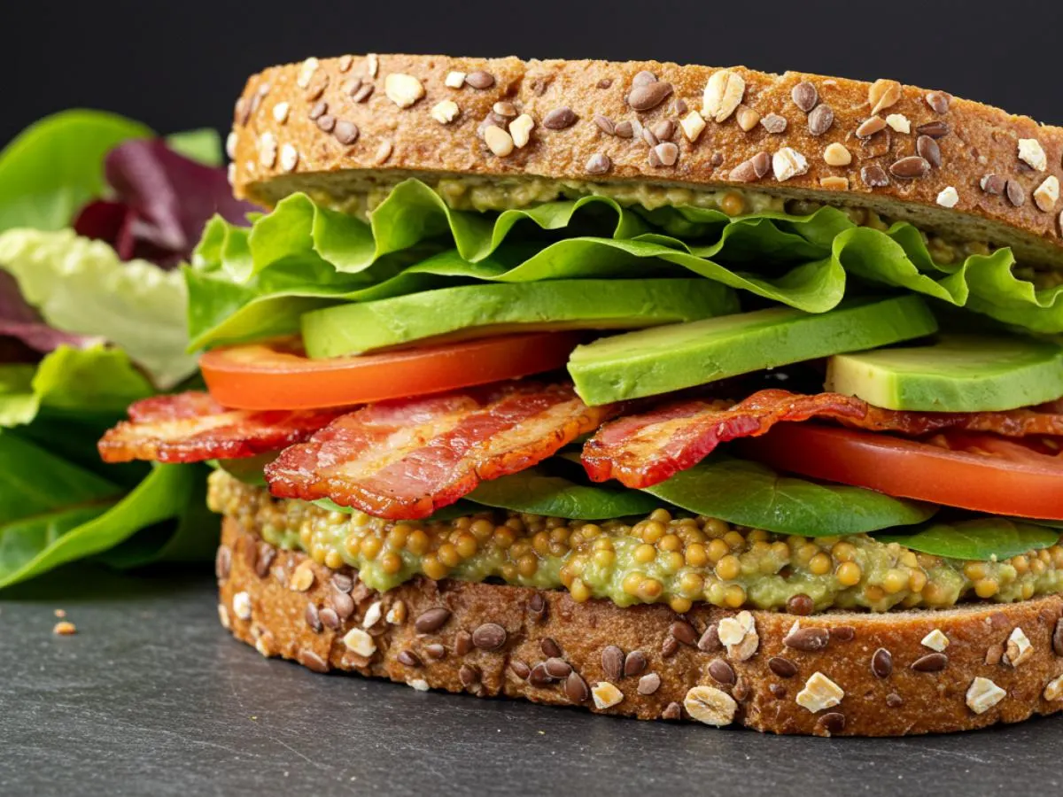BTLA Sandwich with Mixed Greens BTLA Sandwich with Mixed Greens