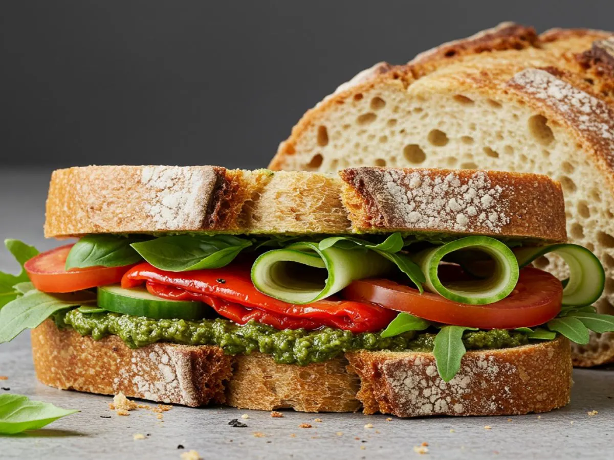 Roasted Pepper Sandwich Roasted Pepper Sandwich