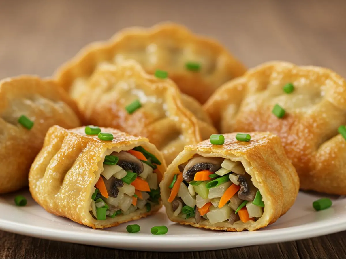 Fried Veggie Dumplings Fried Veggie Dumplings