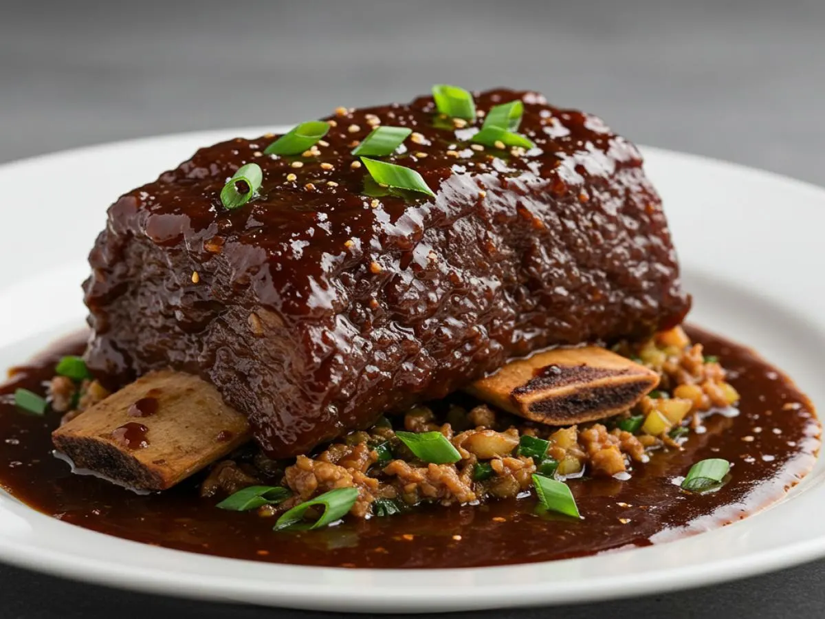 Gluten-Free Korean Braised Pork Short Rib Gluten-Free Korean Braised Pork Short Rib