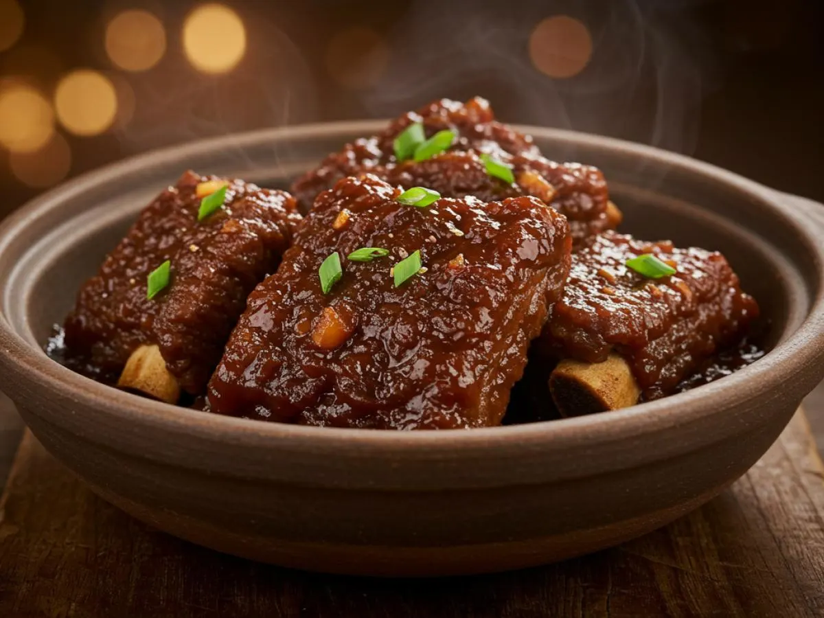 Korean Braised Pork Short Rib Korean Braised Pork Short Rib