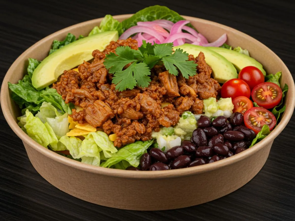Pork Taco Salad