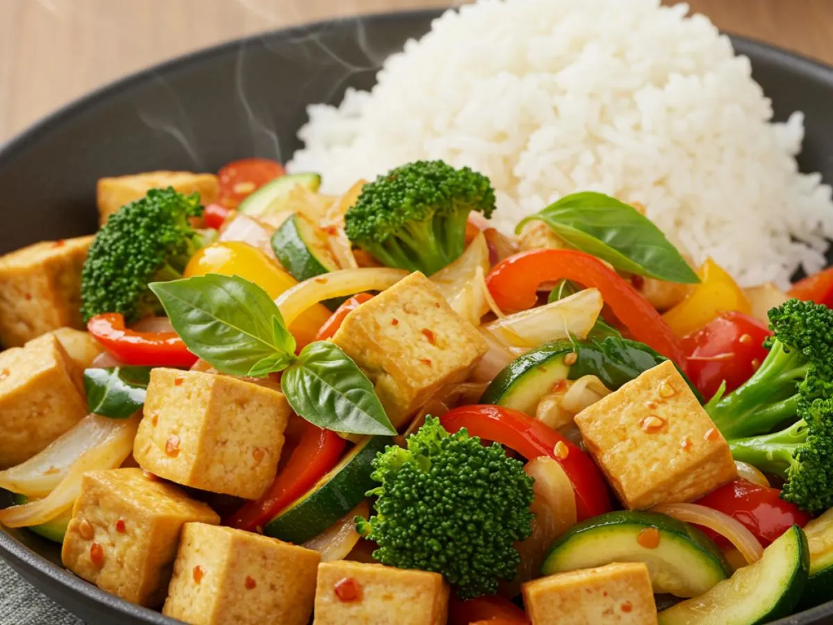 Basil Leaf Tofu