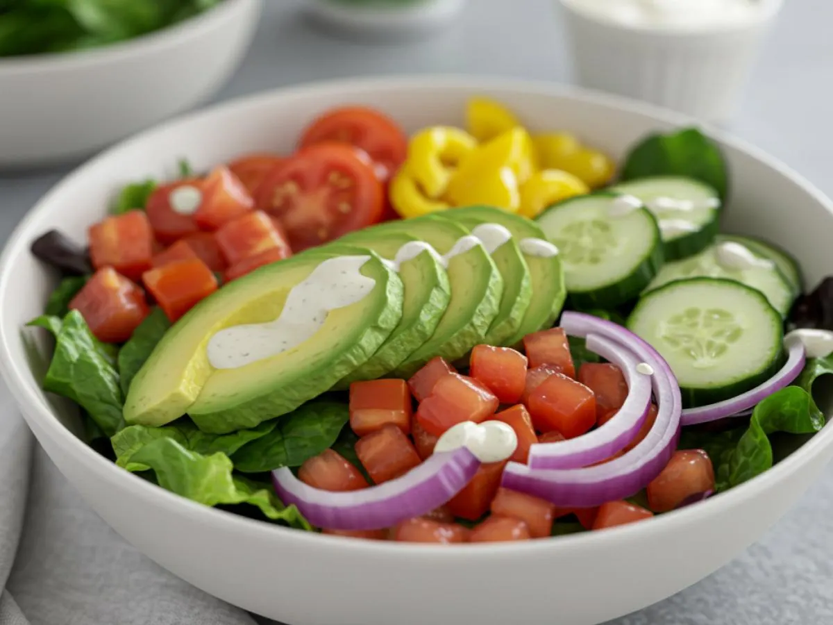 Classic Salad with Avocado Classic Salad with Avocado