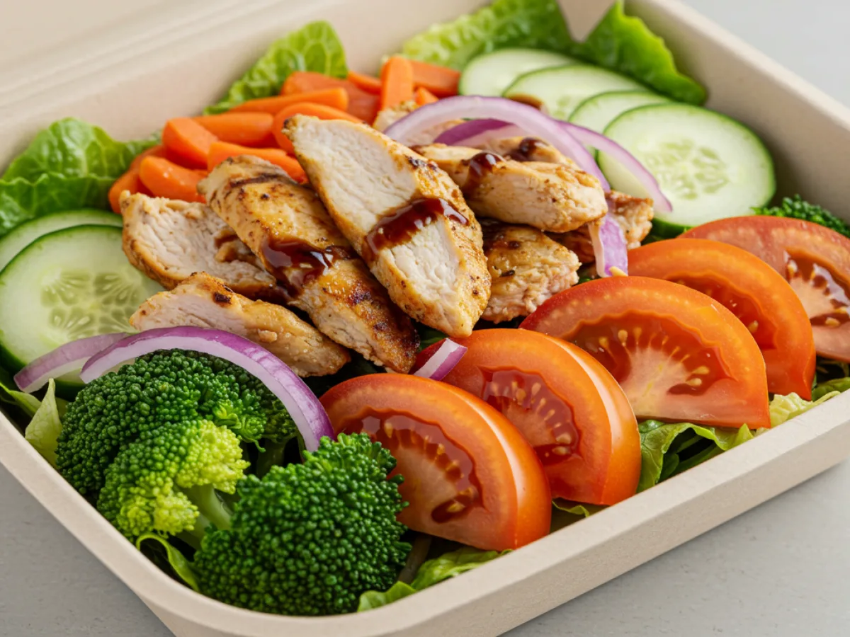 Garden Salad with Chicken (Allergen Free) Garden Salad with Chicken (Allergen Free)