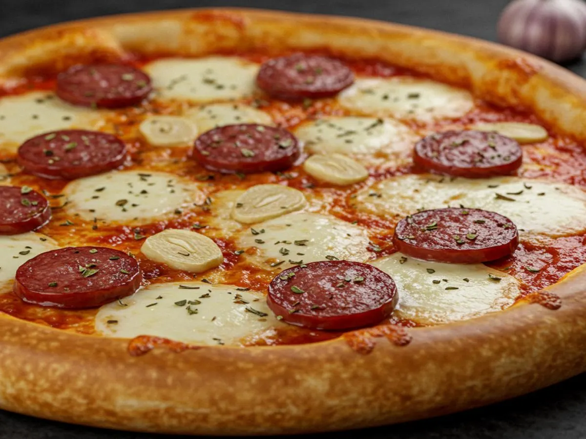 Dave's Fave Pizza with Sausage (Gluten Free) Dave's Fave Pizza with Sausage (Gluten Free)