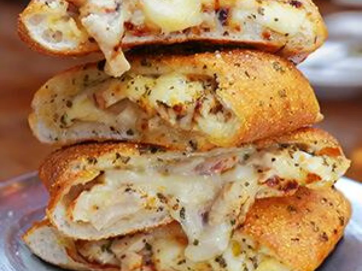 Chicken Cheesesteak Stromboli Chicken Cheesesteak Stromboli