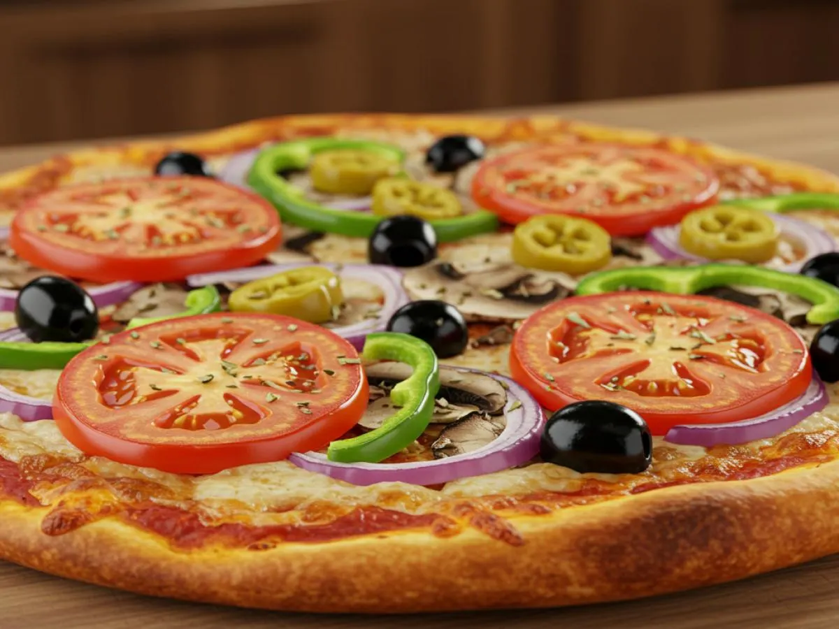 Vegan Classic Veggie Pizza Box Vegan Classic Veggie Pizza Box