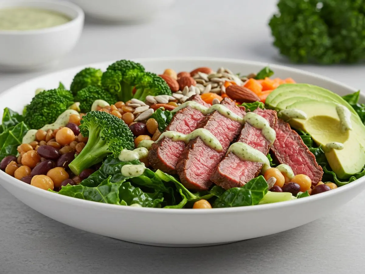 Flank Steak Protein Salad Flank Steak Protein Salad