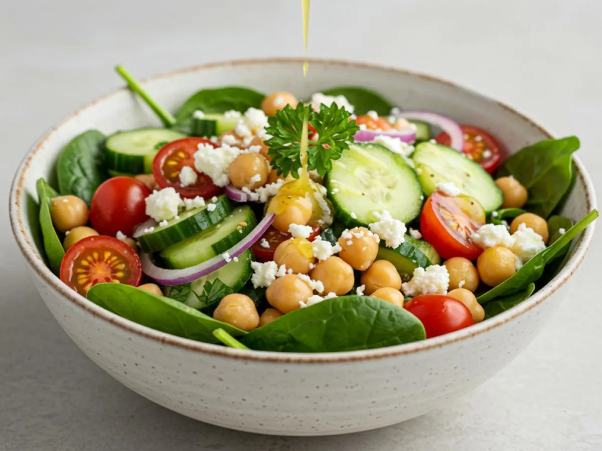 Spinach Chickpea Salad Boxed Meal [Large]