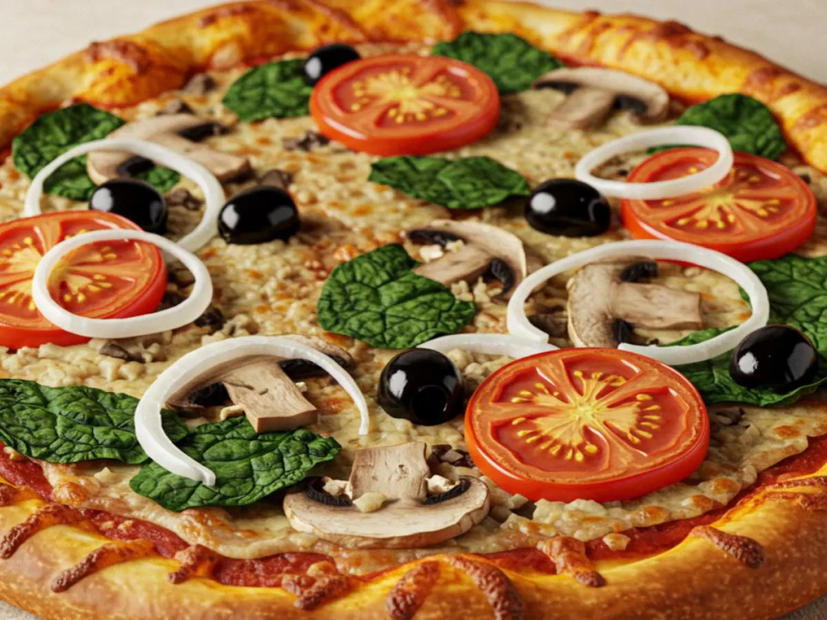 12" Vegan Veggie Galore Pizza 12" Vegan Veggie Galore Pizza