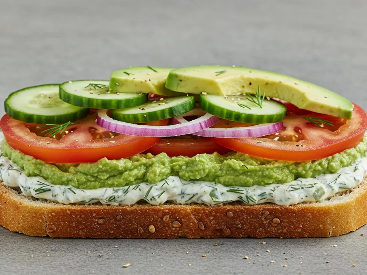 Gluten Free Veggie Schmearwich Gluten Free Veggie Schmearwich