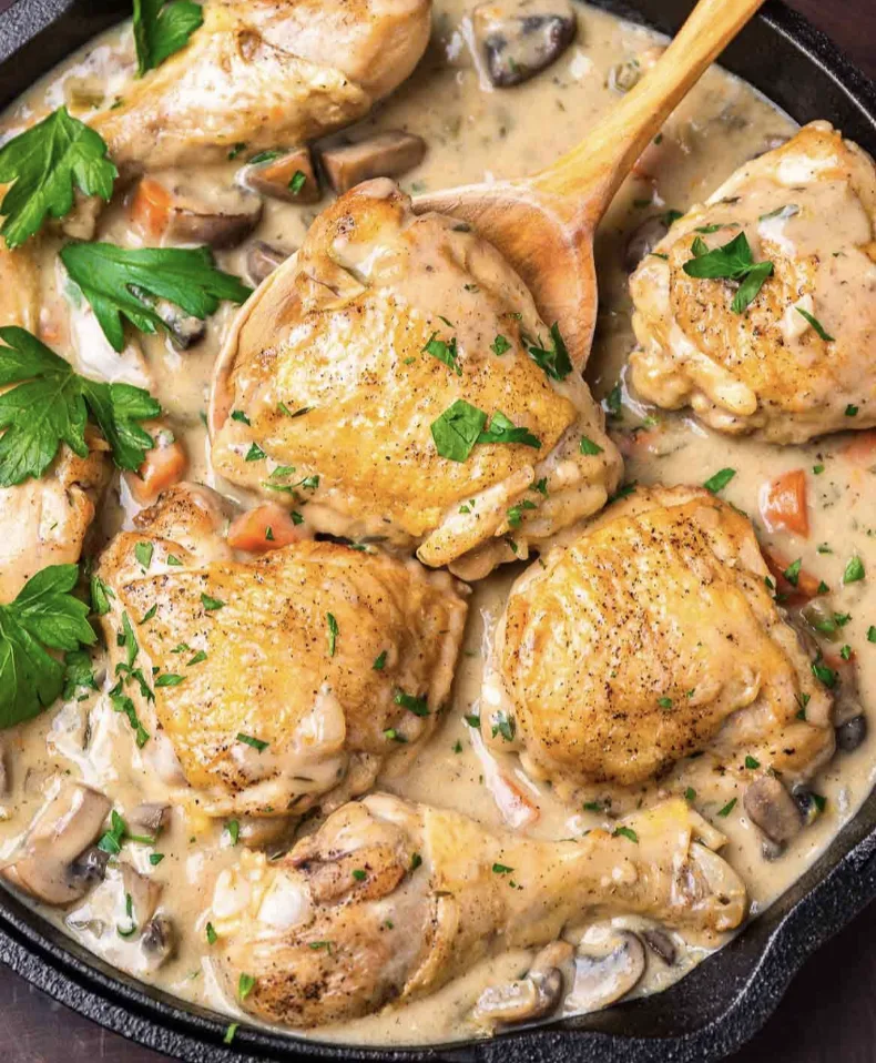 Chicken Fricassee