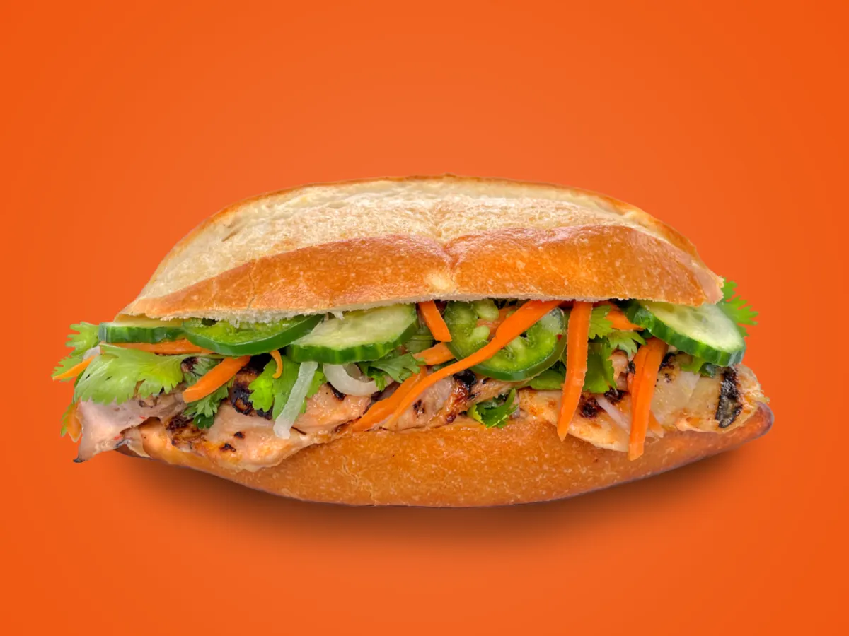 Grilled Chicken Banh Mi & Superfine Slaw Grilled Chicken Banh Mi & Superfine Slaw
