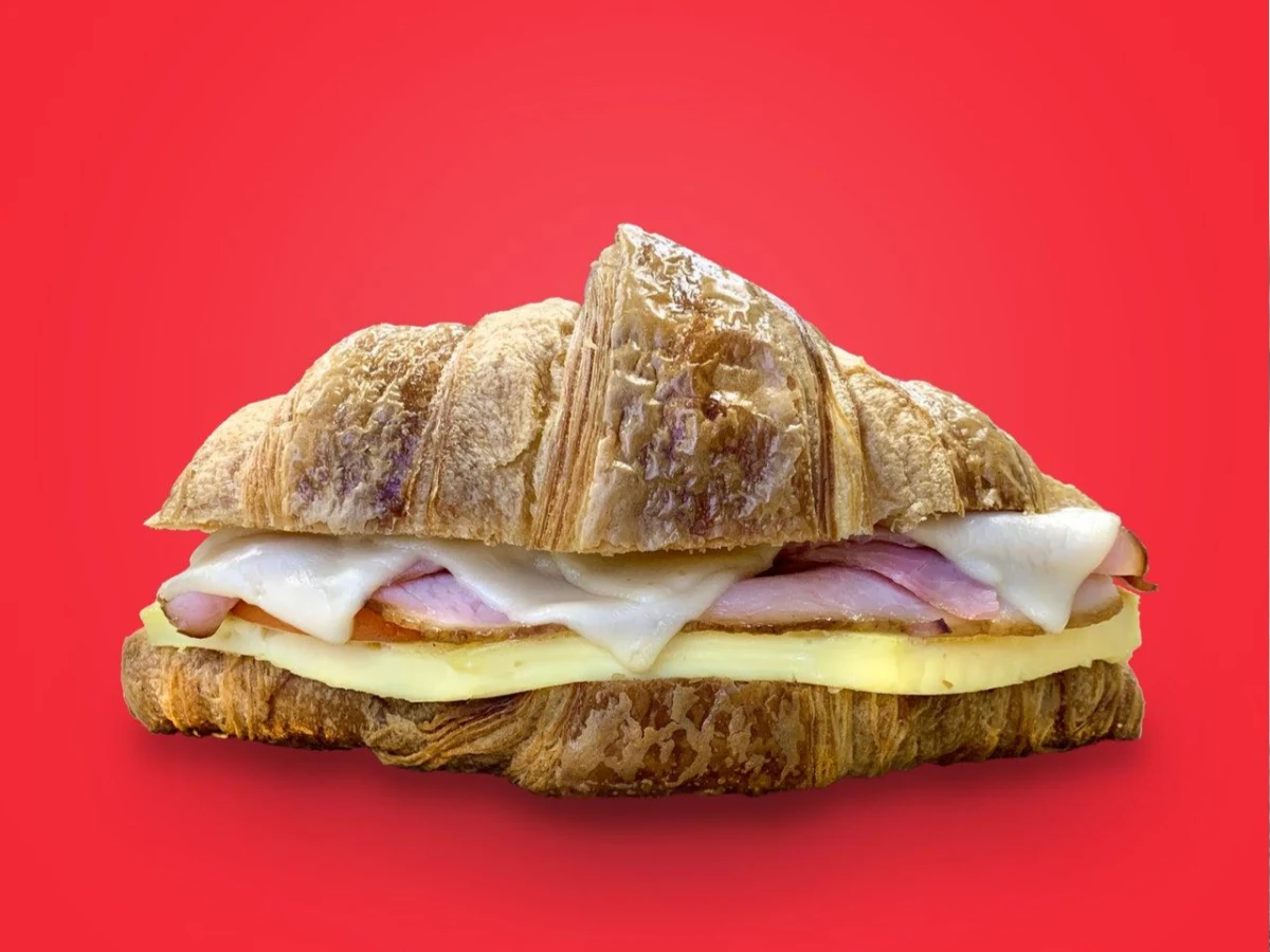 Ham, Egg and Cheese Croissant Ham, Egg and Cheese Croissant