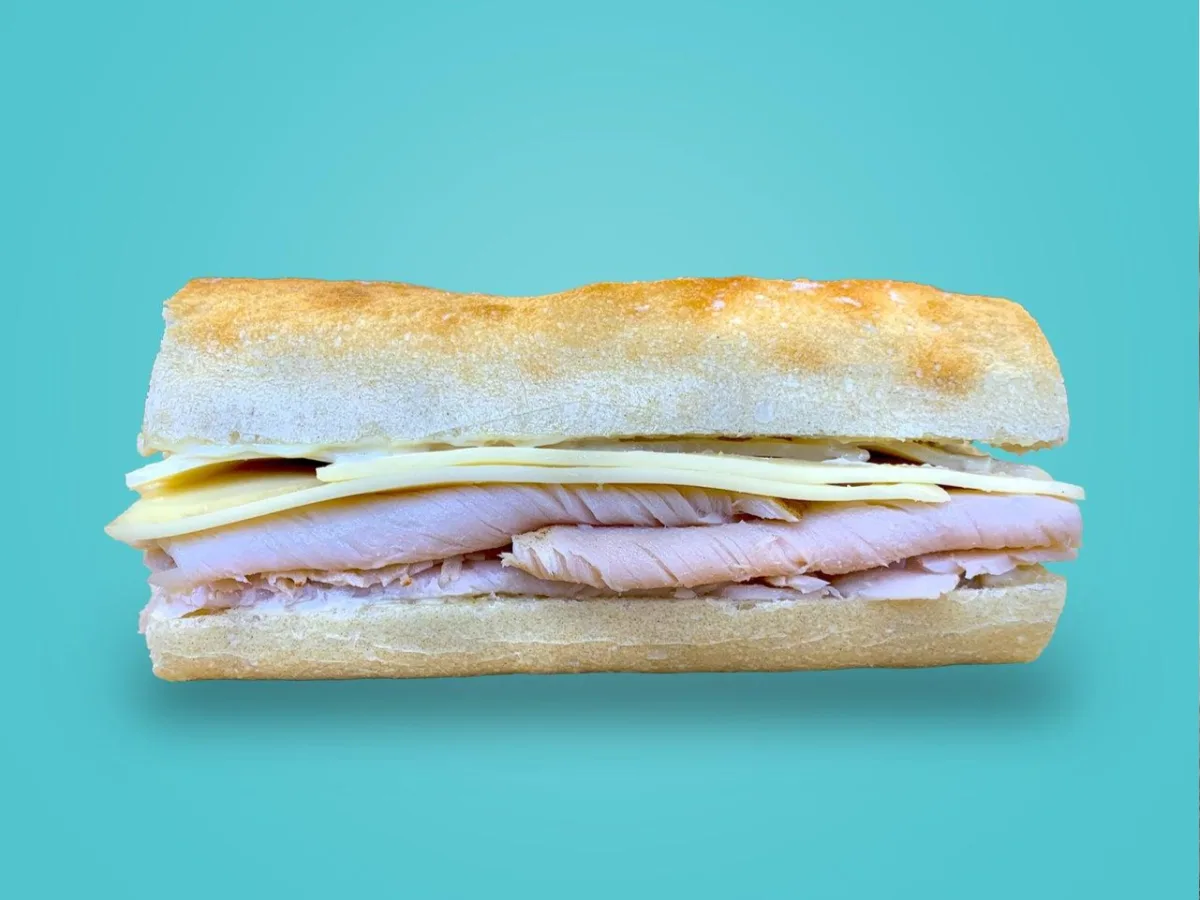 Turkey and Cheese Bocadillo Turkey and Cheese Bocadillo