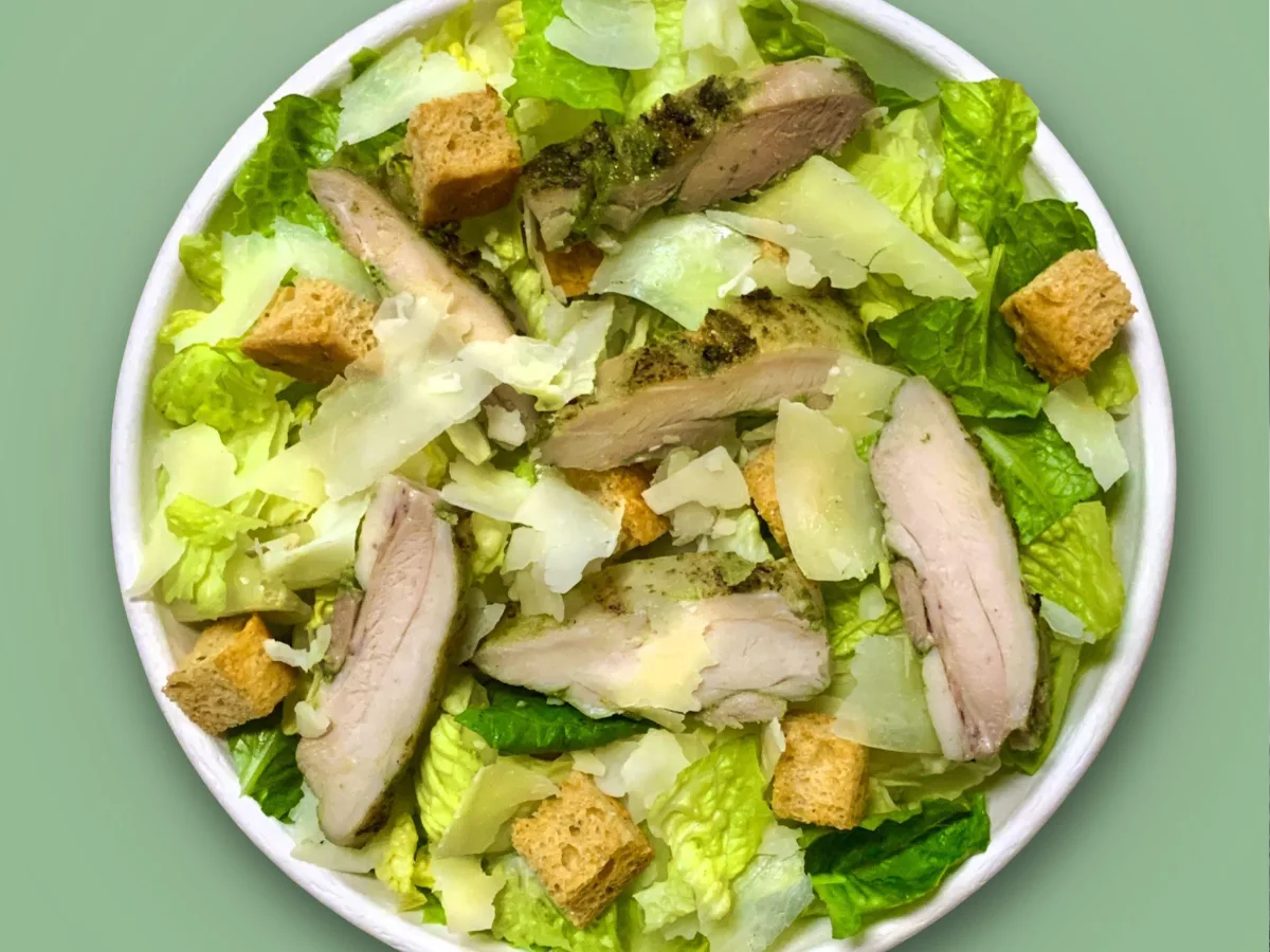 Chicken Caesar Salad & Superfine Slaw Chicken Caesar Salad & Superfine Slaw