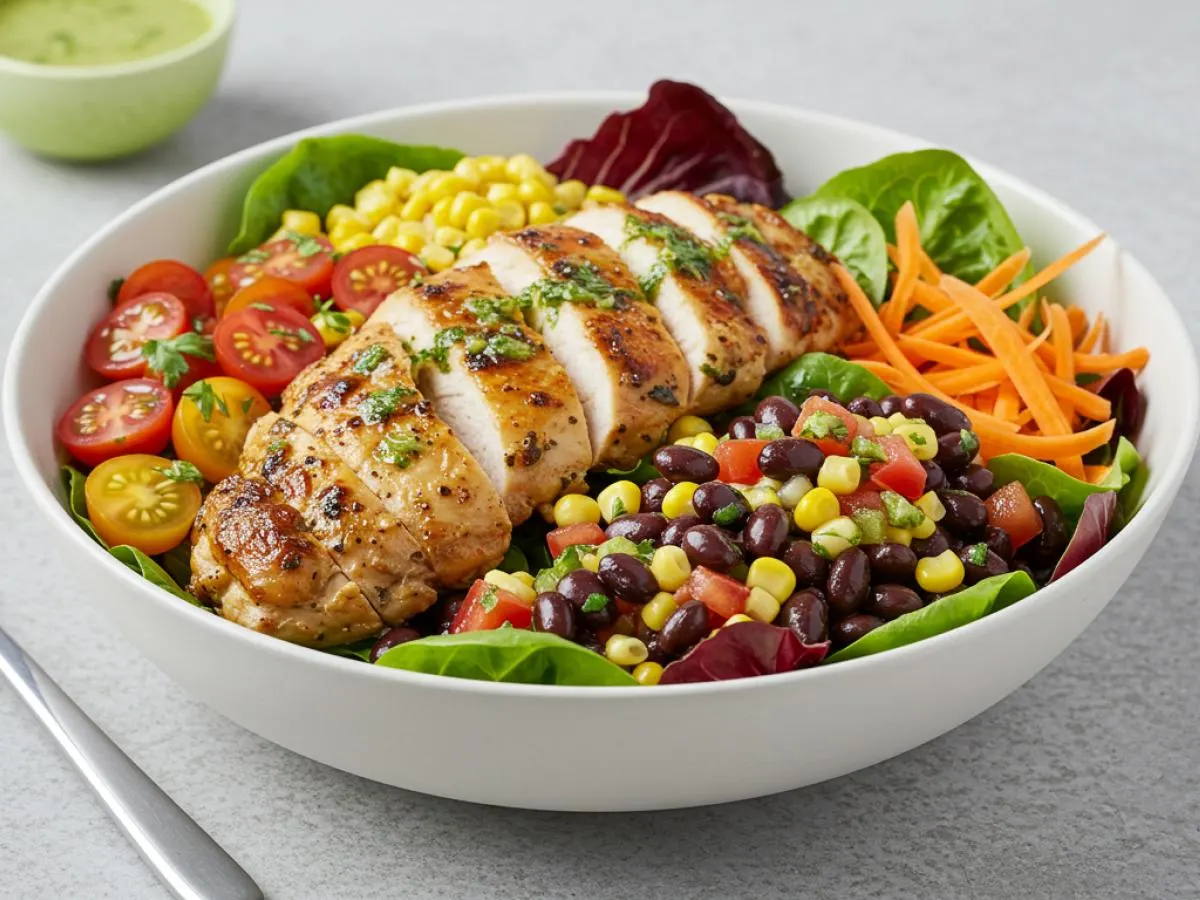 Chop Salad with Chicken Chop Salad with Chicken