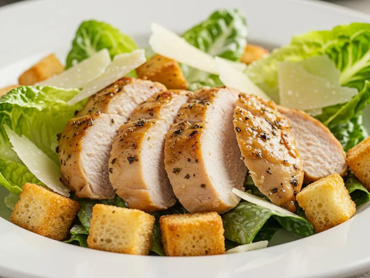 Caesar Salad with Chicken Caesar Salad with Chicken