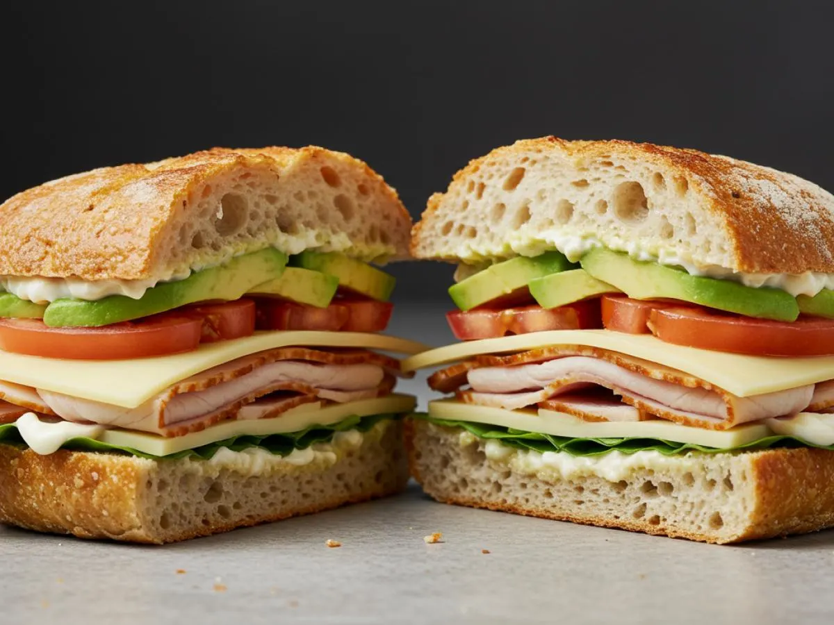 Classic Black Forest Ham Sandwich with Cranberry Pecan Sourdough Classic Black Forest Ham Sandwich with Cranberry Pecan Sourdough