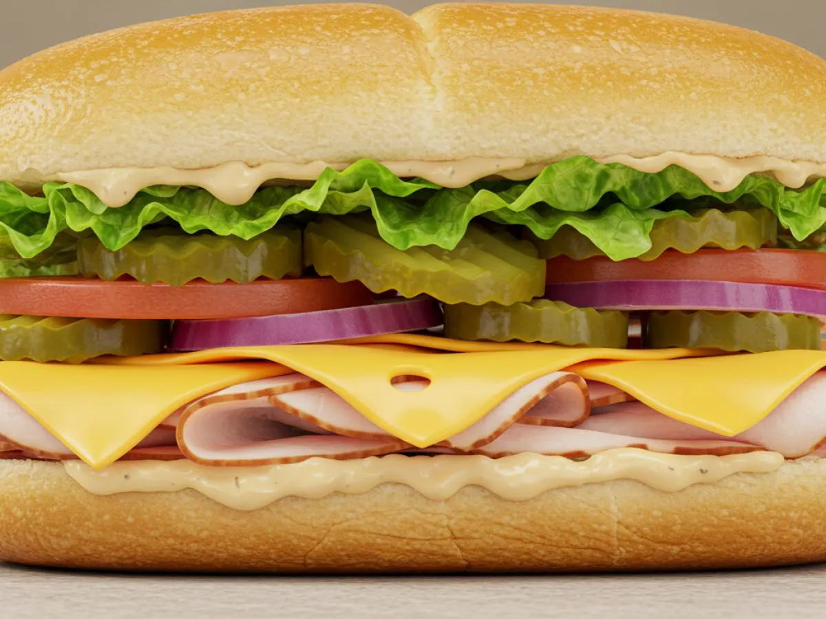 Regular Turkey and Cheddar Sub on White Bread (No Tomatoes) Regular Turkey and Cheddar Sub on White Bread (No Tomatoes)
