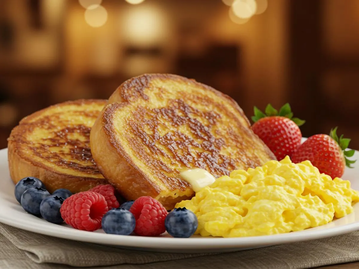 Brioche French Toast Breakfast Combo Brioche French Toast Breakfast Combo