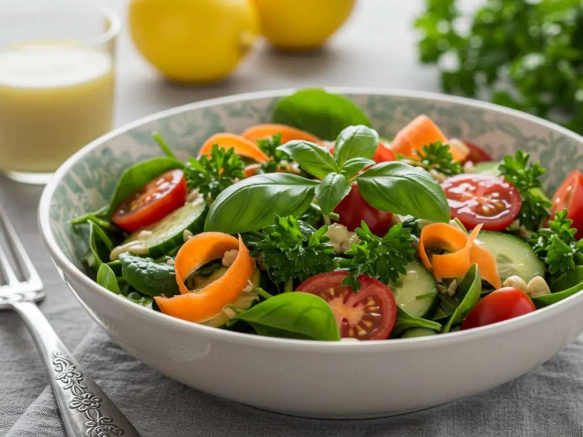 Fresh Herb Garden Salad Fresh Herb Garden Salad