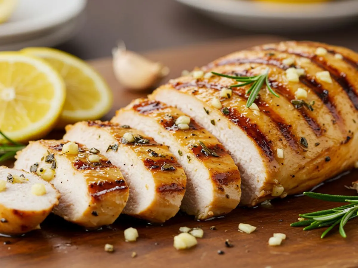 Sliced Rosemary Chicken Breast