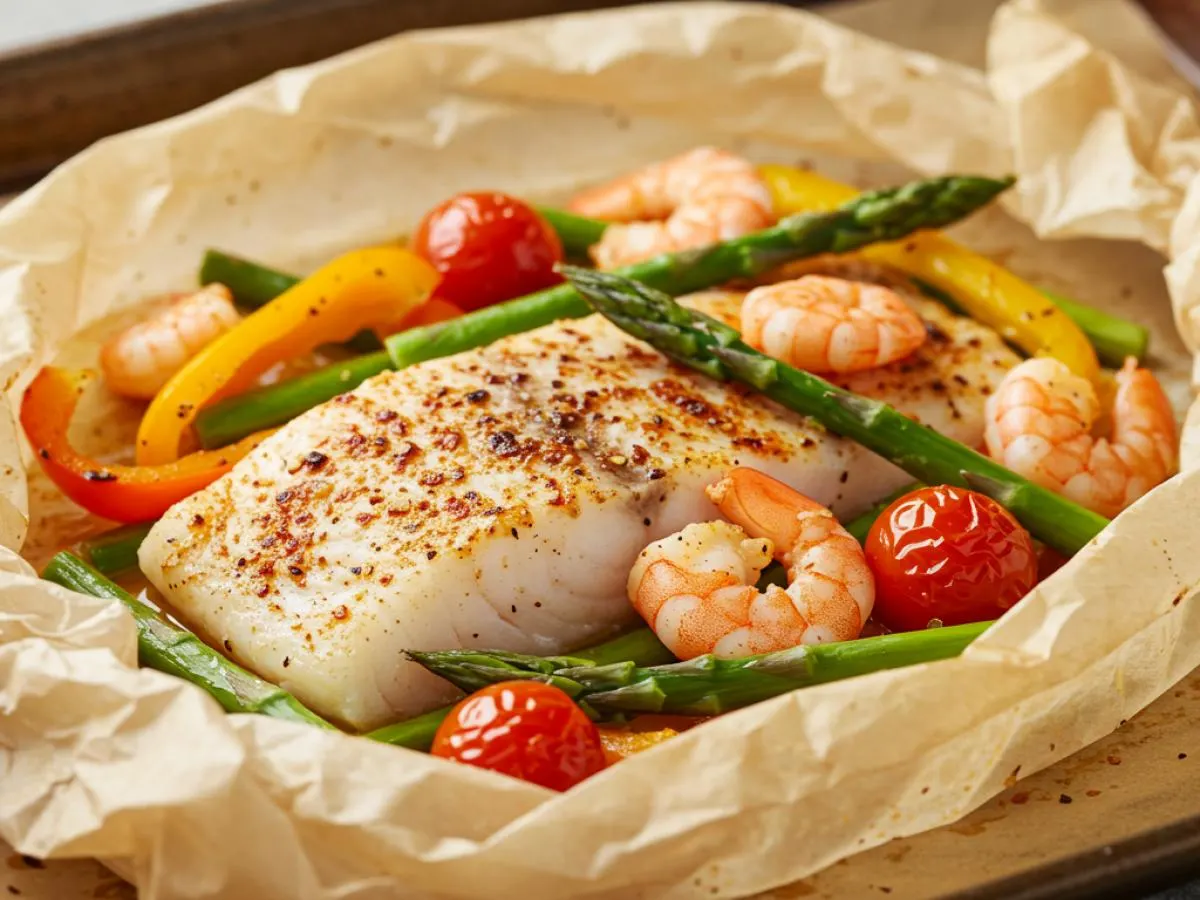 White Fish Filet 'en Papillote' White Fish Filet 'en Papillote'