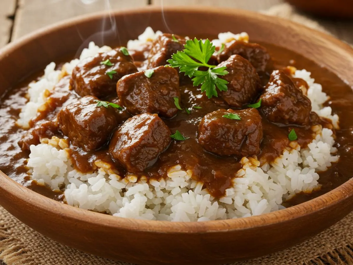 Beef "rice & Gravy" Beef "rice & Gravy"