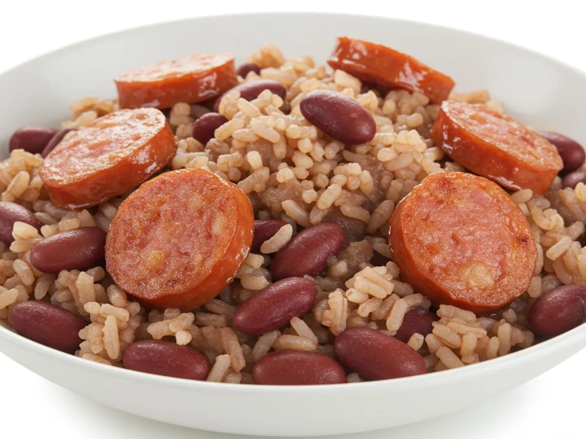 Red Beans and Rice With Sausage Red Beans and Rice With Sausage