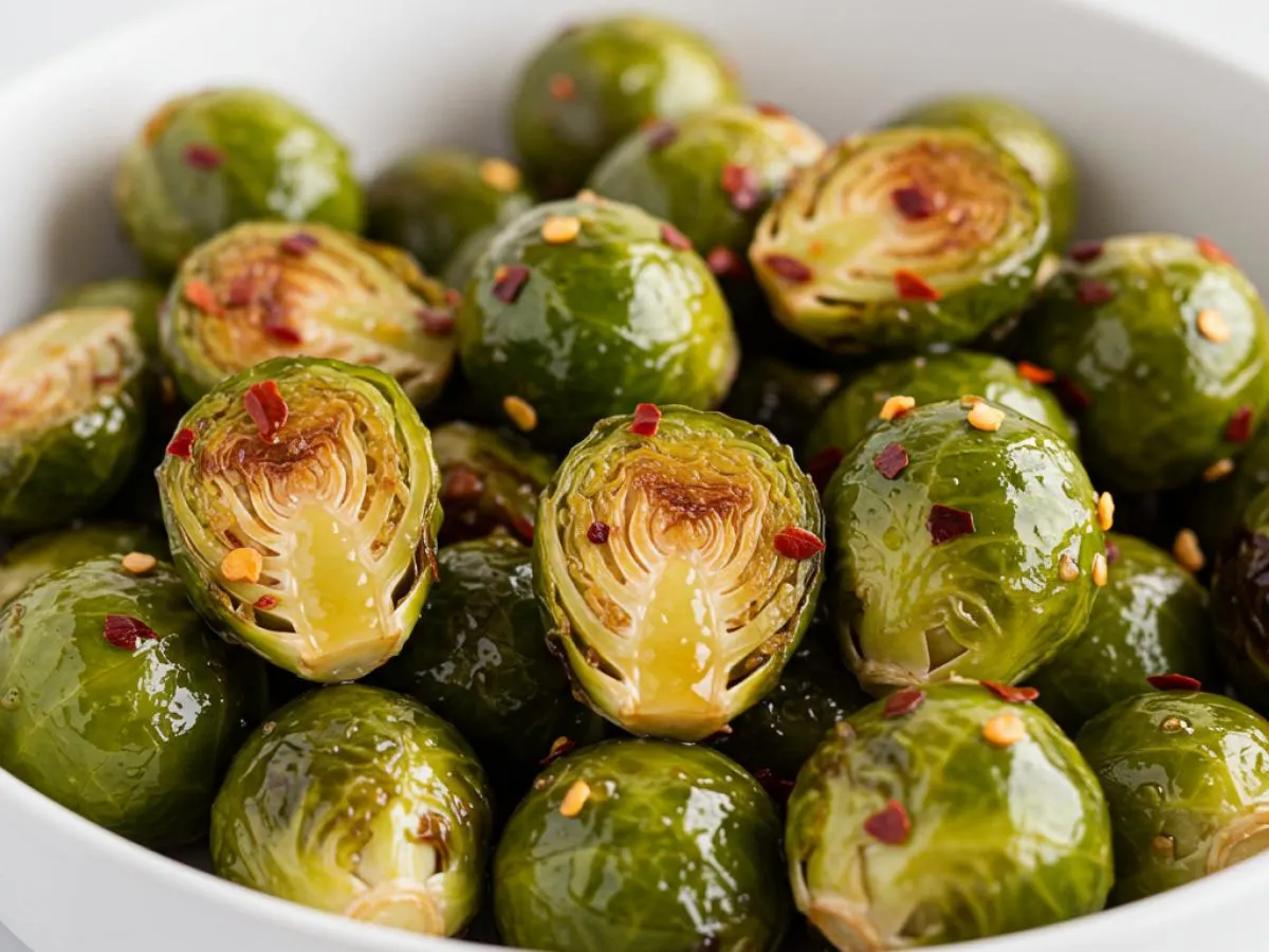 Honey Chili Brussels Sprouts Honey Chili Brussels Sprouts